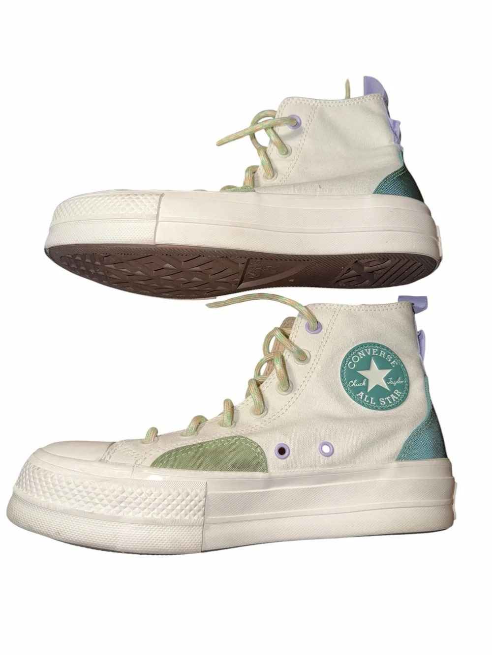 Converse All Star Lift Platform High Colorblock sneakers Men size 8